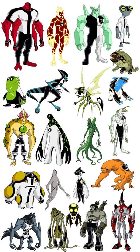 aliens de ben 10